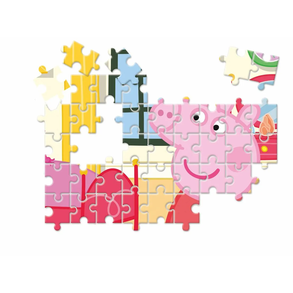 10-Puzzle Set Peppa Pig Clementoni SuperColor 220 Pieces