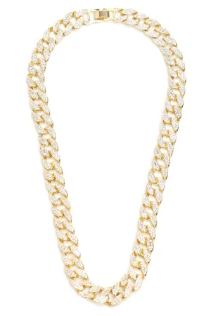 24″ Big Gold Chain Necklace - Gold