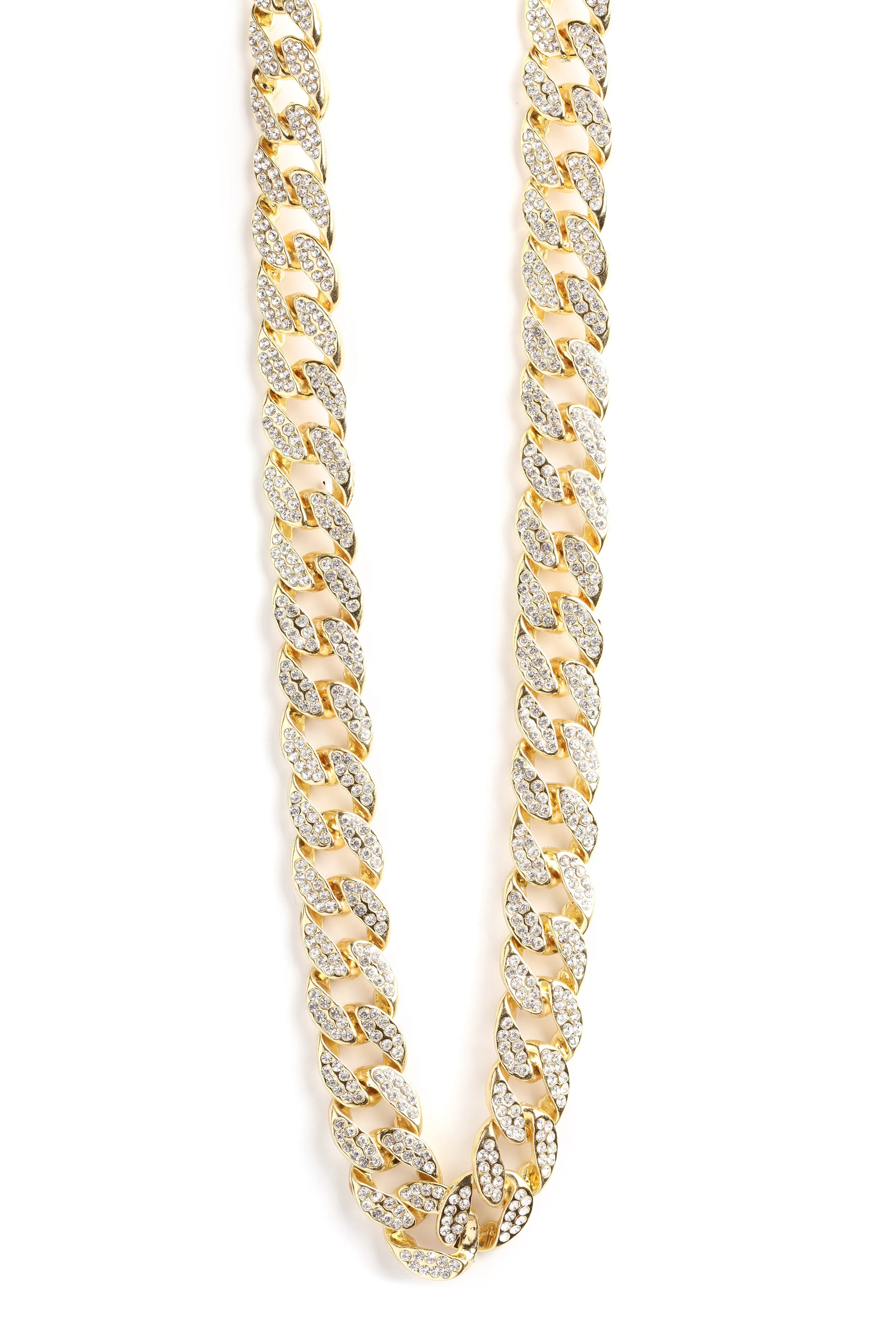 24″ Big Gold Chain Necklace - Gold