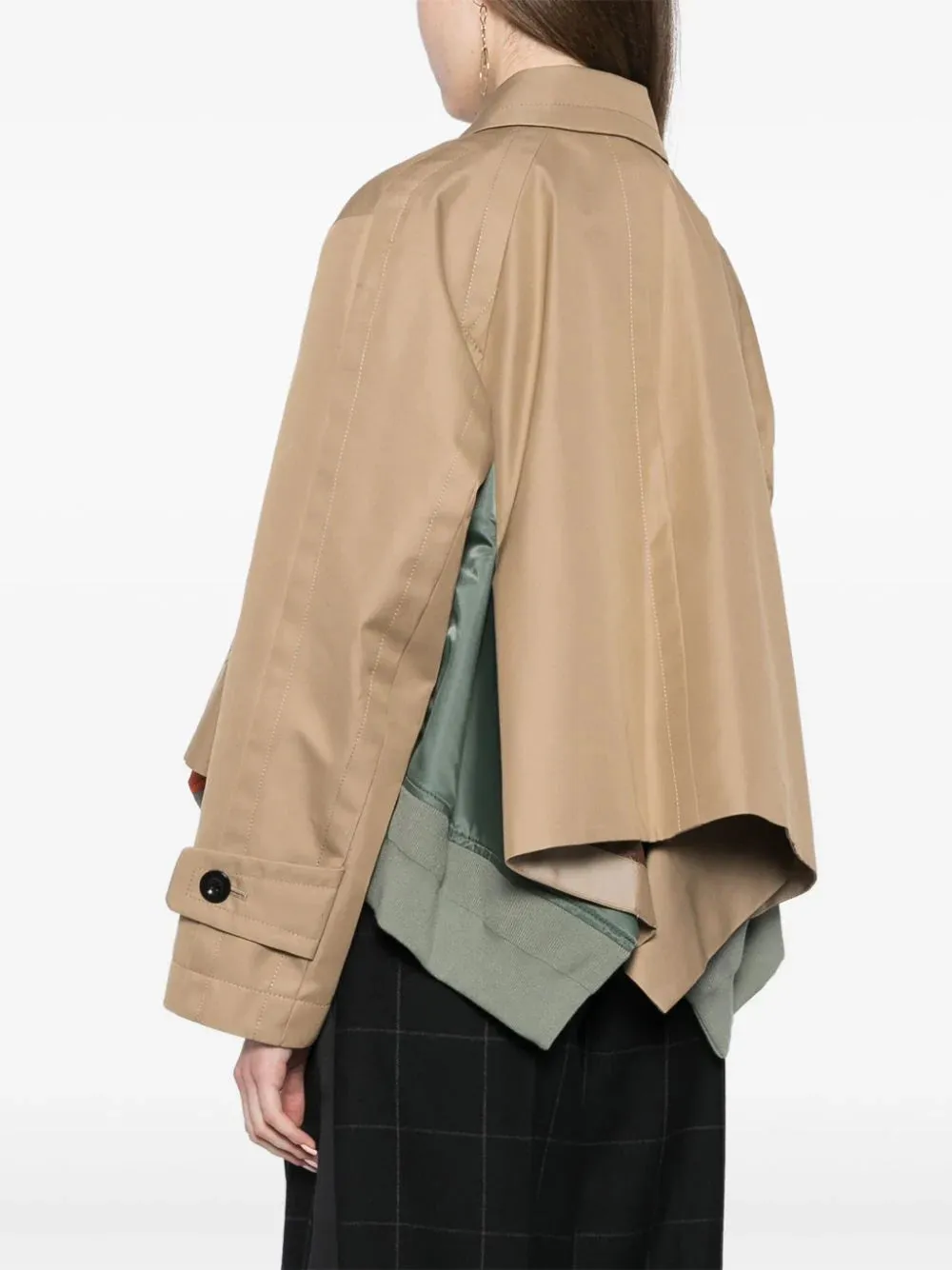 2407514 Gabardine x nylon twill blouson