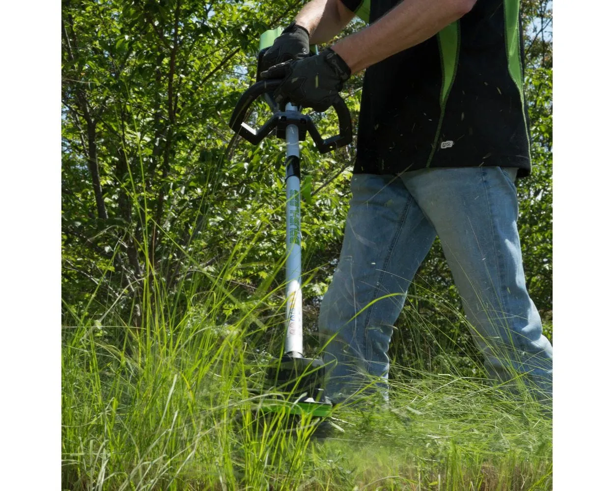 80V Cordless 16" Brushless String Trimmer w/ 2.0Ah Battery & Charger