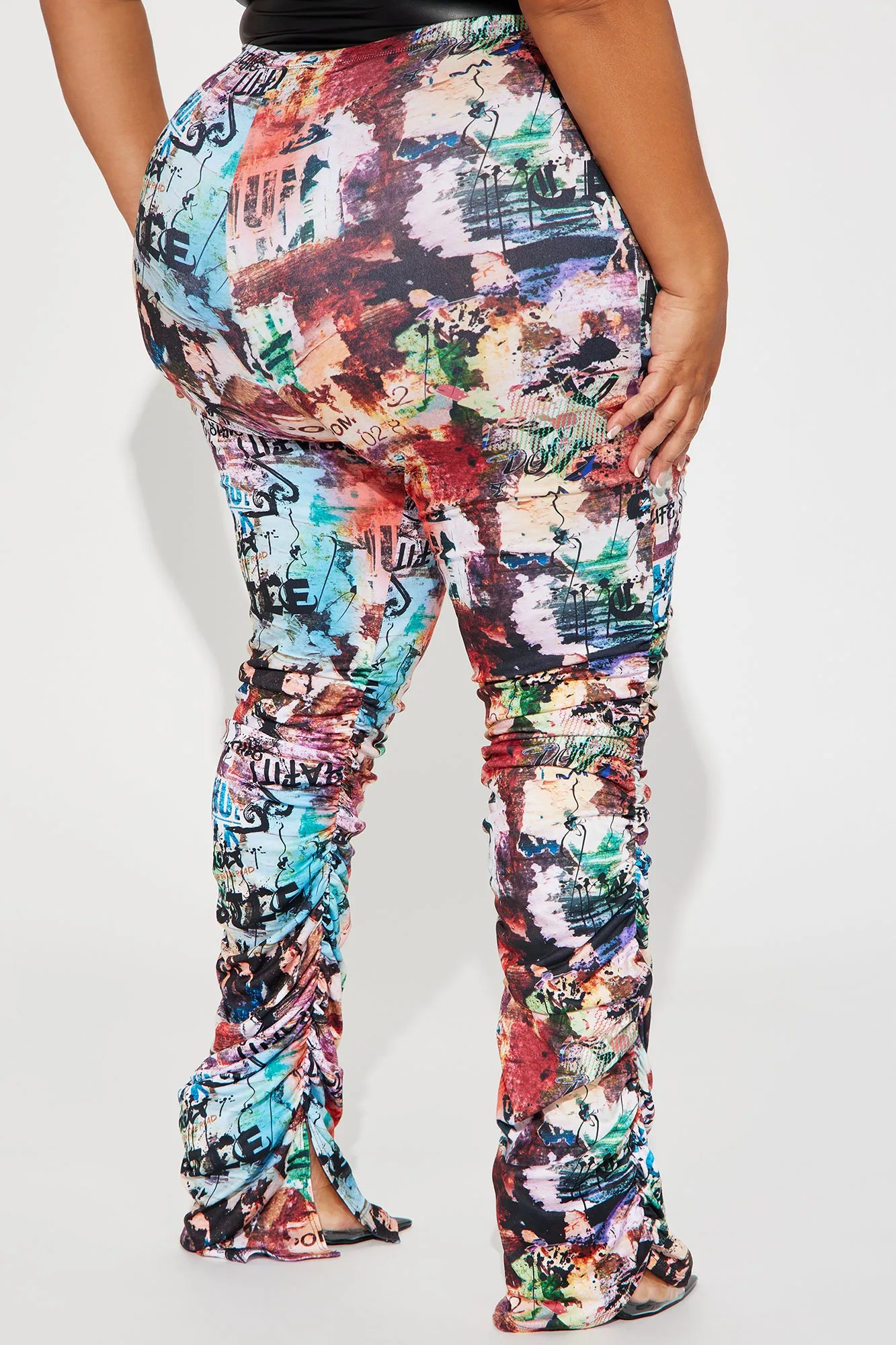 A Lifestyle Stacked Pant - Multi Color