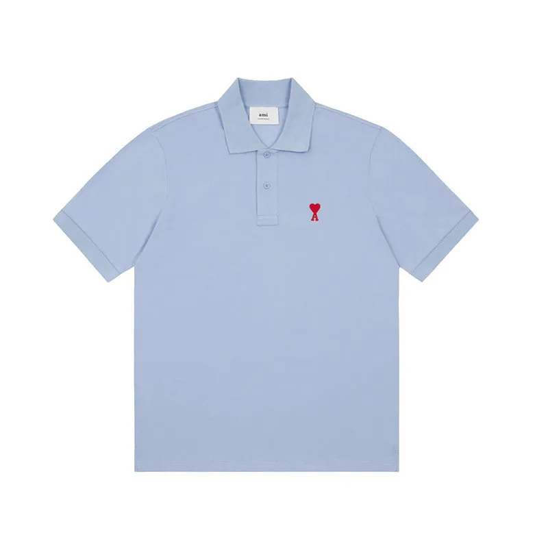 Ami De Coeur Polo Shirt Light Blue