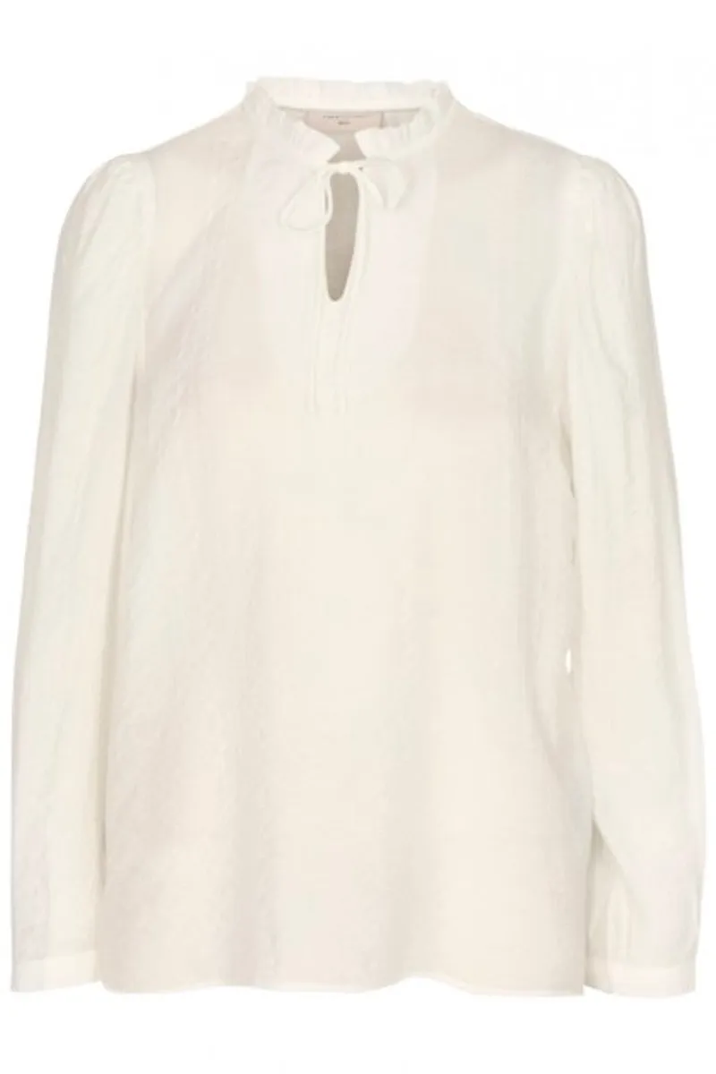 August Blouse | Offwhite | Bluse fra Freequent