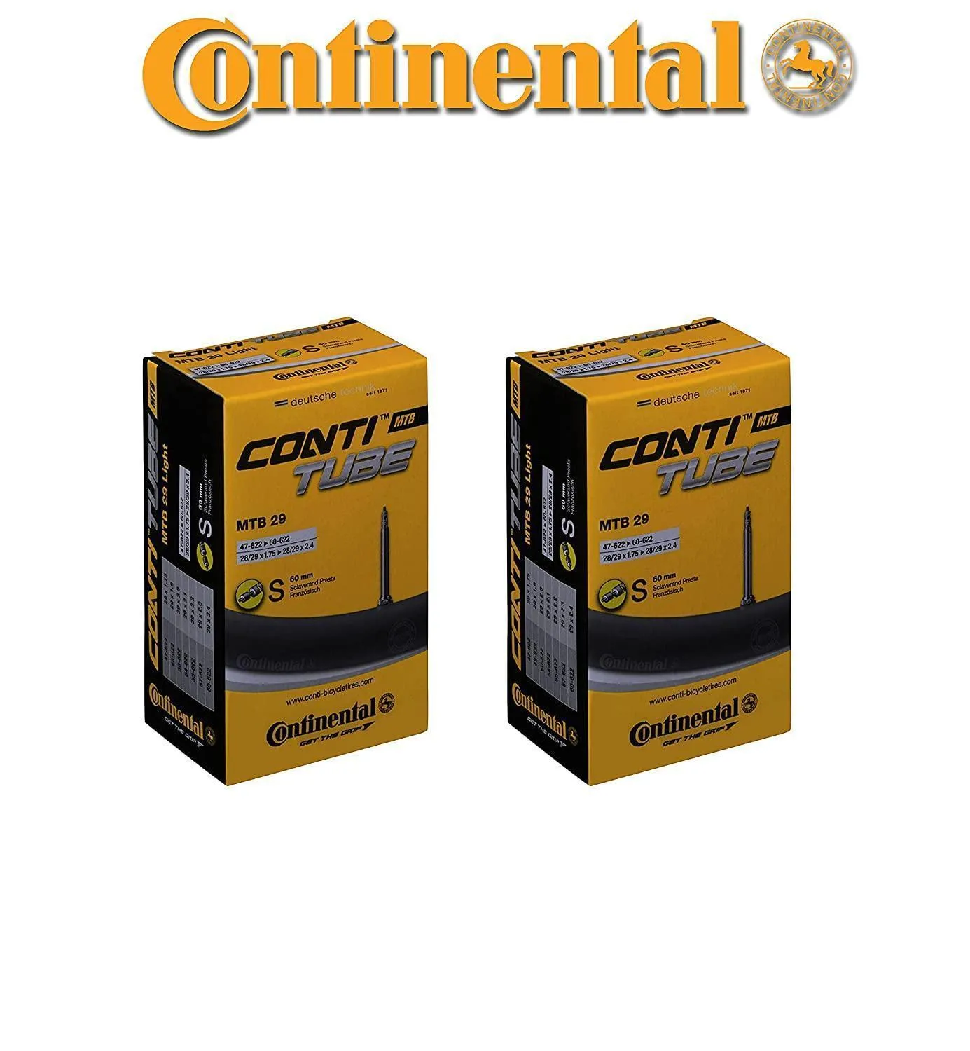 Continental 28/29X1.75-2.5 42Mm Presta Mtb Tube