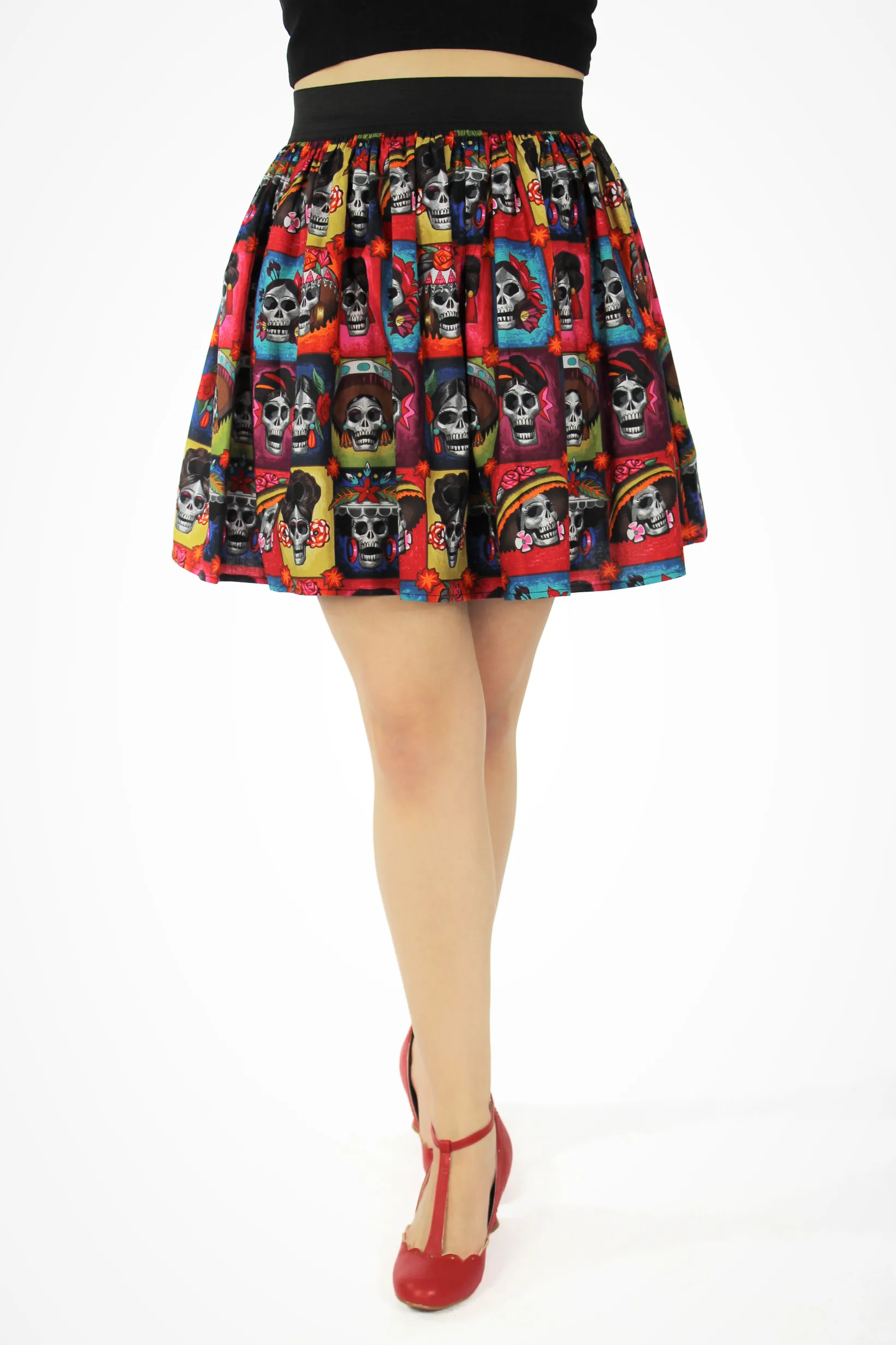 Day of the Dead Catrinas Elastic Skirt #LES