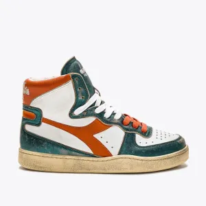 DIADORA | SNEAKERS MUJER | M BASKET MET MIX USED WHITE/TR ORANGE | BLANCO