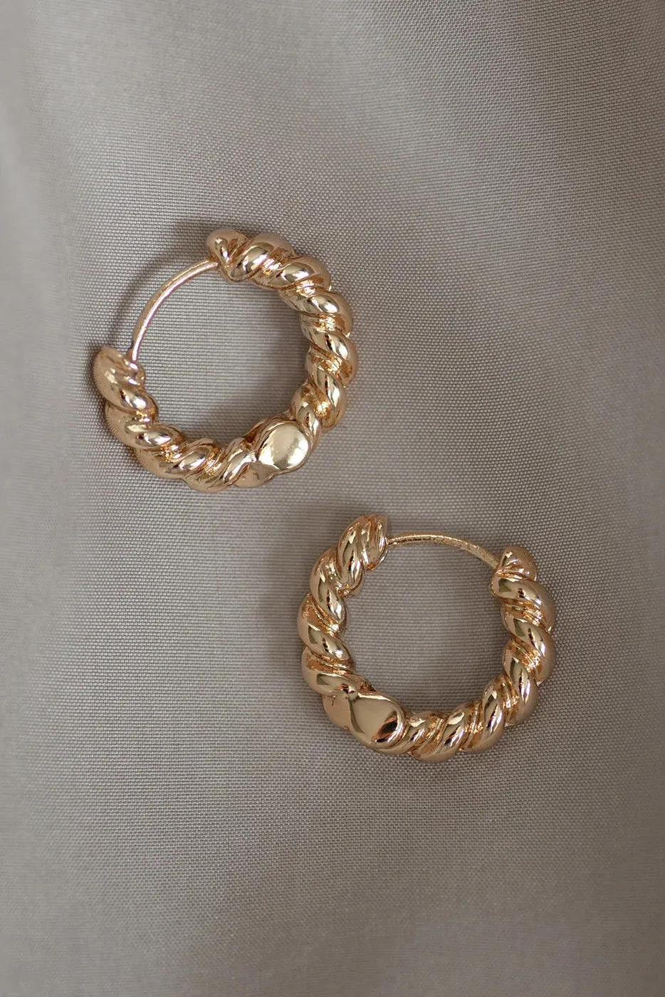 Eden Twisted Hoop Earrings