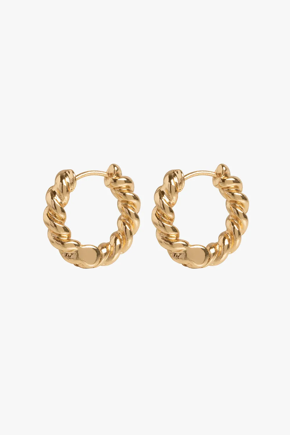 Eden Twisted Hoop Earrings