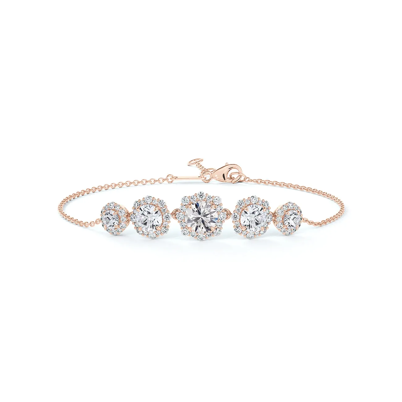 Forevermark Center of My Universe® Floral Halo Diamond Bracelet