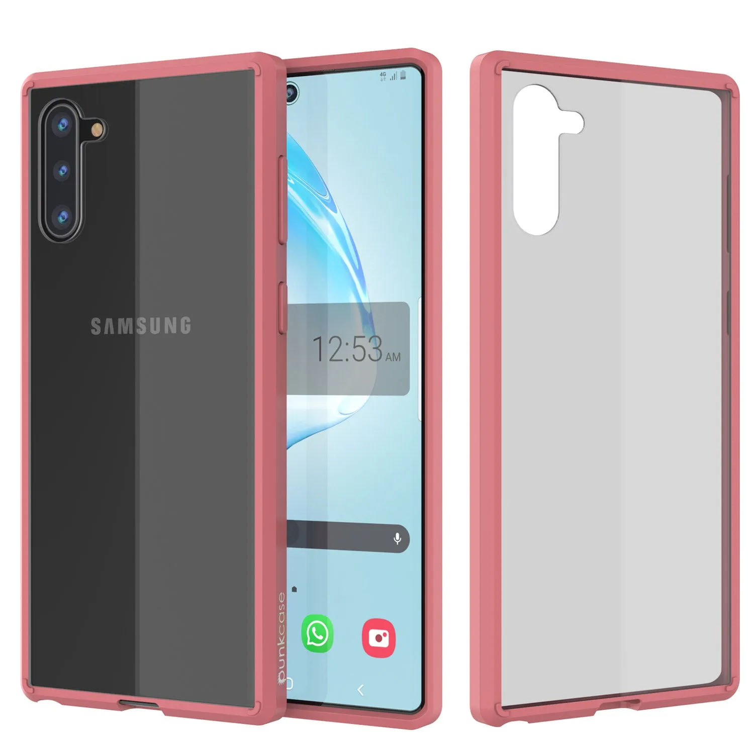 Galaxy Note 10 Punkcase Lucid-2.0 Series Slim Fit Armor Pink Case Cover