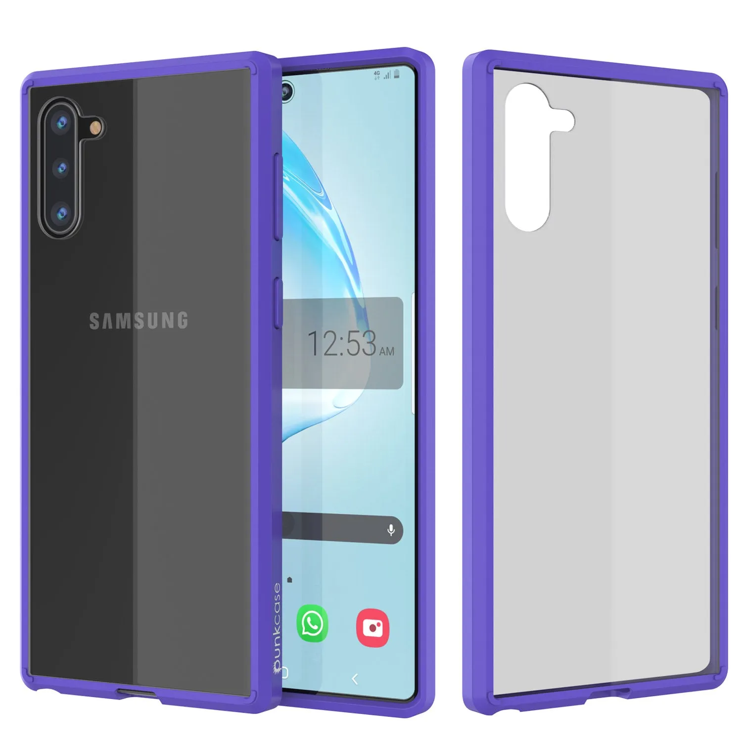 Galaxy Note 10 Punkcase Lucid-2.0 Series Slim Fit Armor Purple Case Cover