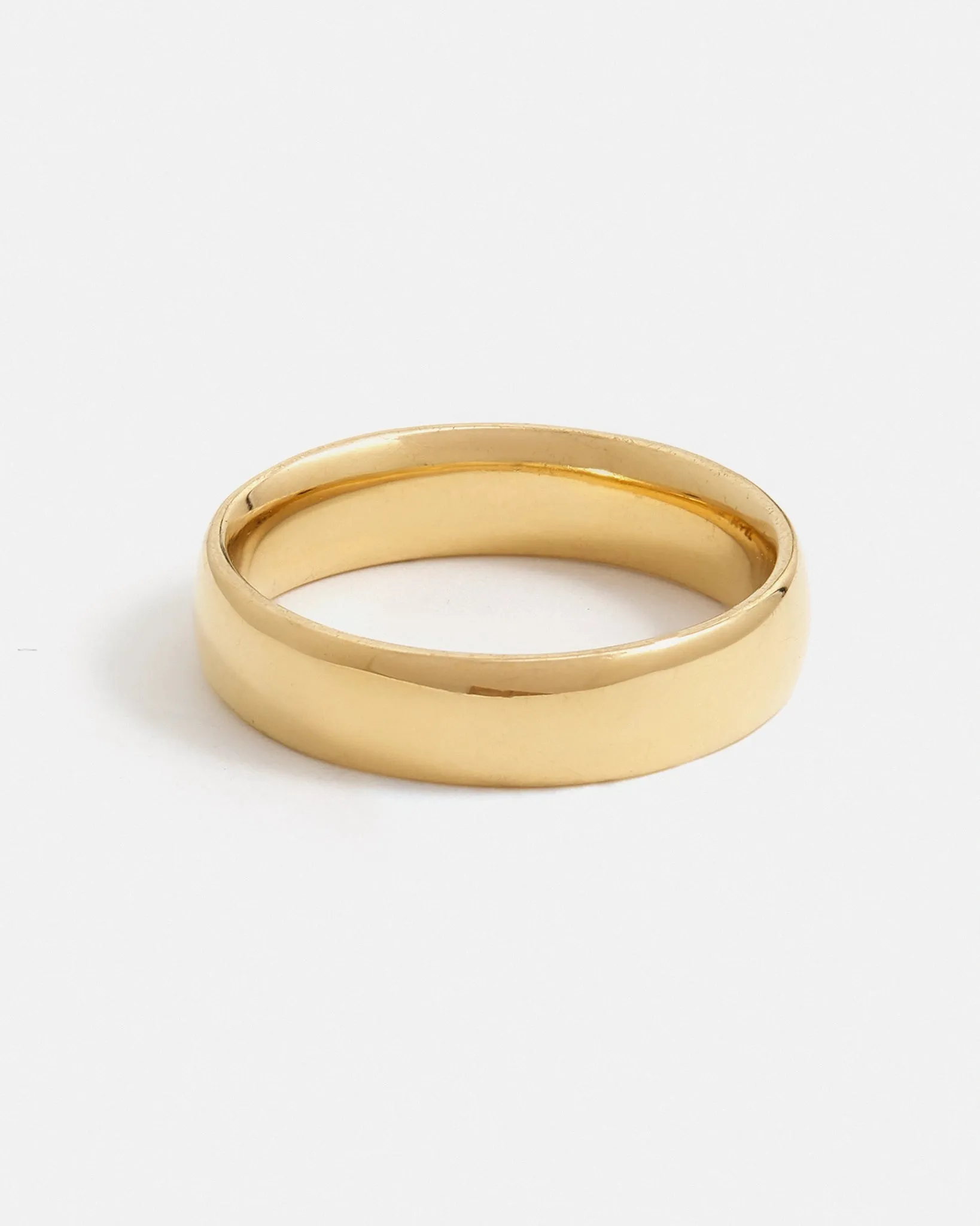 Half Round Band in 14k Gold 5mm