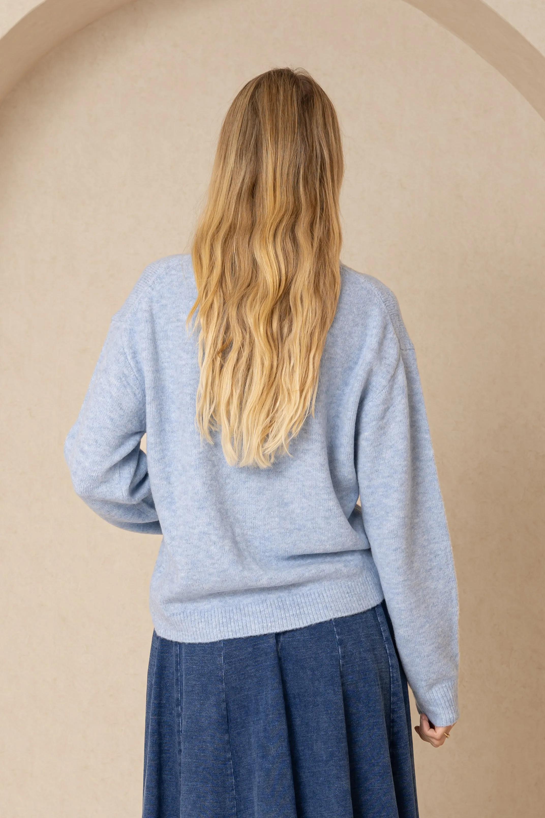 Light Blue Oversized Sweater