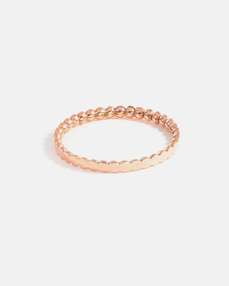 Mini Sphere Band in 14k Gold