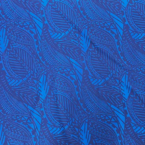 Polynesian Tapa Tribal Print | Blue 0223 BLU-0005TP