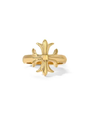 The Fleur Cross Ring