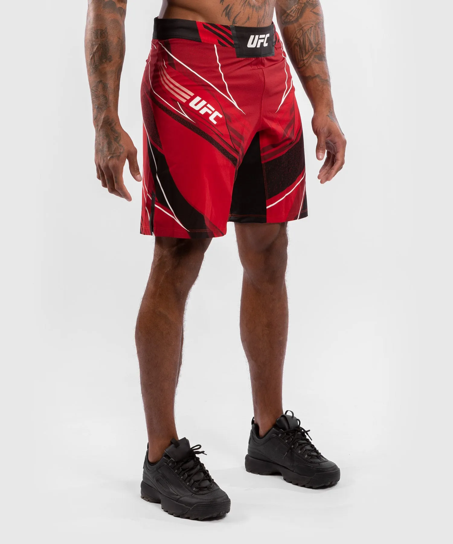 UFC Venum Authentic Fight Night Men's Shorts - Long Fit - Red