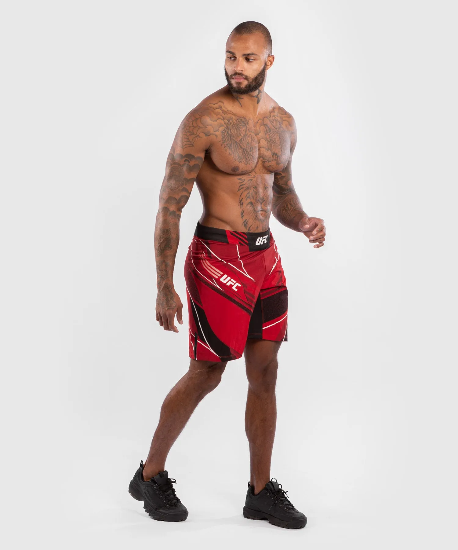 UFC Venum Authentic Fight Night Men's Shorts - Long Fit - Red