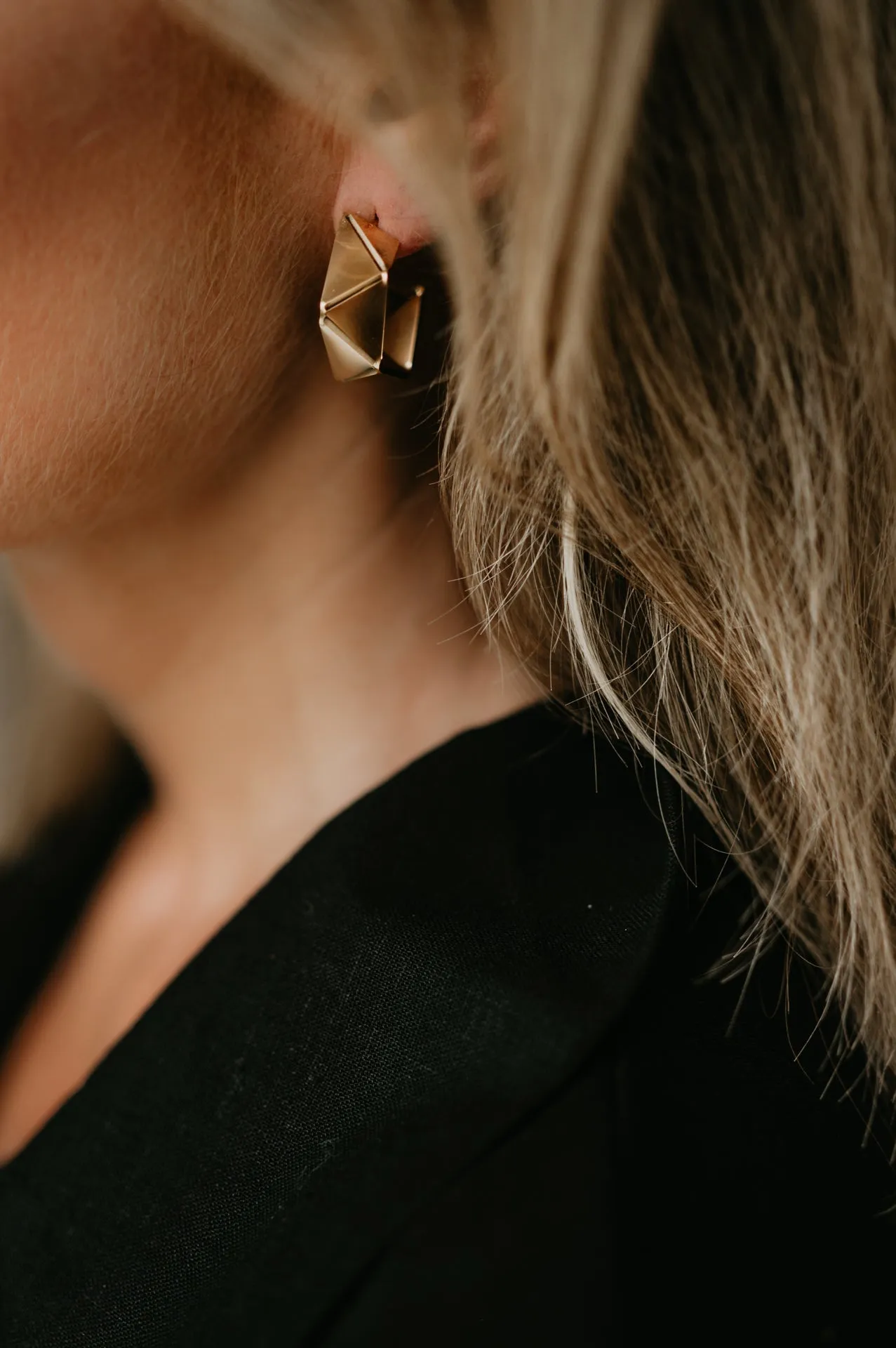 Ufficio earrings I Gold